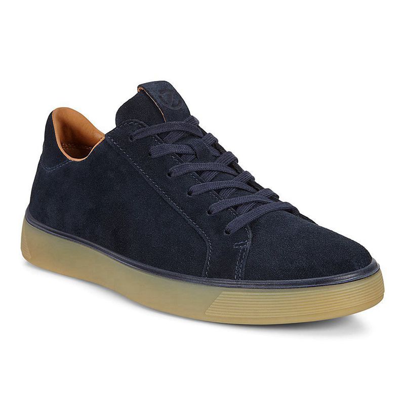 Zapatillas Ecco Street Tray Para Hombre,Azules,430951-GZW